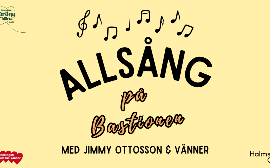 Allsång på Bastionen i Halmstad City
