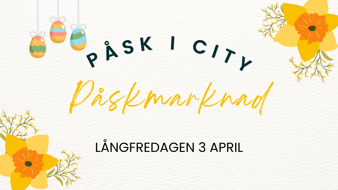 Påskmarknad i Halmstad city