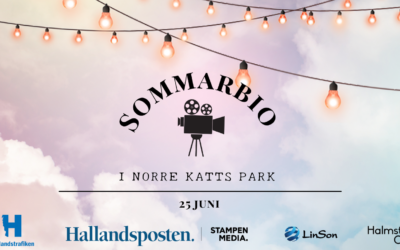 Sommarbio i Norre katts park i Halmstad City