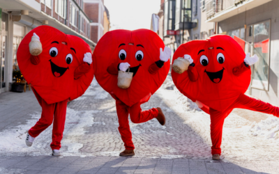 Alla Hjärtans Dag firades med full aktivitet i Halmstad City