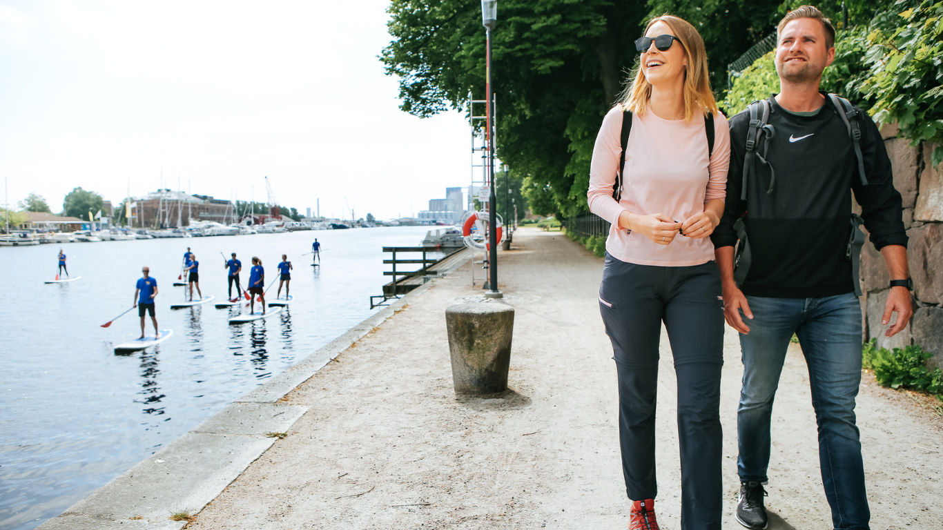 Promenad längs nissan