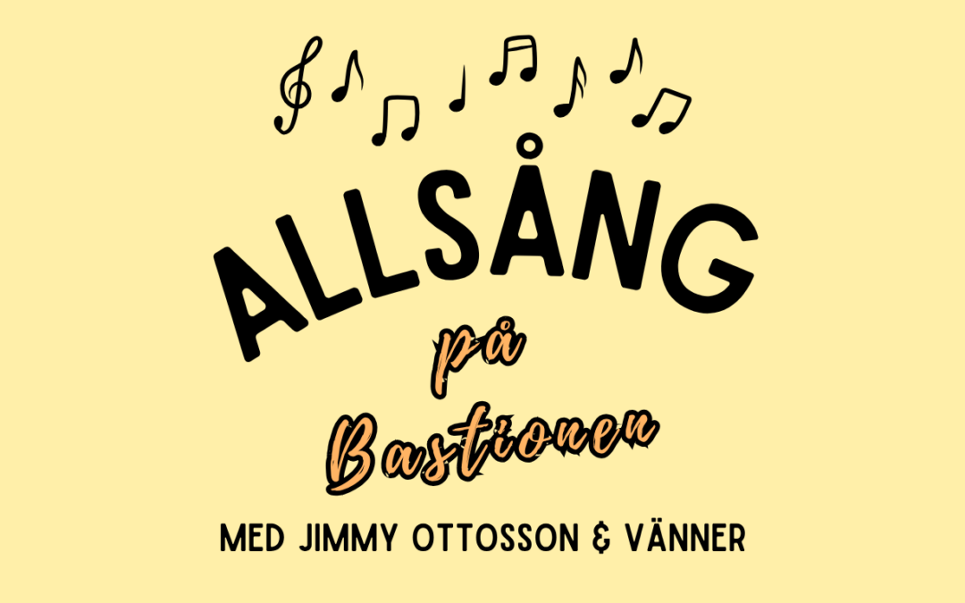 Allsång på Bastionen i Halmstad City