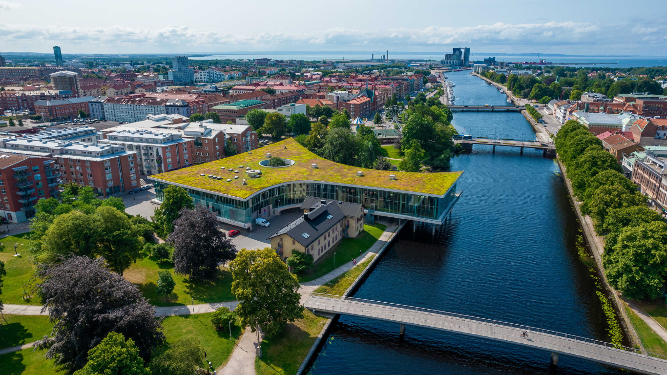 Halmstad City ovanifrån